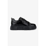 Valmenti Erkek Hakiki Deri Siyah Rugan Sneakers & Spor Ayakkabı 381 22524 ERK AYK SK25-26 SIYAH KRSK RGN