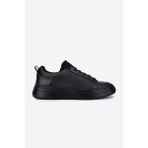 Valmenti Erkek Hakiki Deri Siyah Sneakers & Spor Ayakkabı 1093 2025 ERK AYK SK25-26 SIYAH ALKL