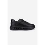 Valmenti Erkek Hakiki Deri Siyah Sneakers & Spor Ayakkabı 298 3192-7585 ERK AYK SK25-26 SIYAH
