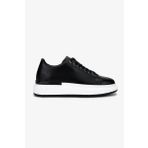 Valmenti Erkek Hakiki Deri Siyah Sneakers & Spor Ayakkabı 381 VAL-19669 ERK AYK Y25 SIYAH