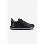 Valmenti Erkek Hakiki Deri Siyah Sneakers & Spor Ayakkabı 383 VAL-5960 ERK AYK Y25 SIYAH SLVR