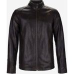 Valmenti Erkek Kahverengi Deri Viski Eskitme Mont 1000 033 Ceket Yaka Standart Kesim
