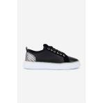 Valmenti Kadın Deri Siyah Floter Sneakers & Spor Ayakkabı 1115 1950 Bn Ayk Y25 Sıyah Fltr