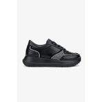 Valmenti Kadın Hakiki Deri Siyah Sneakers & Spor Ayakkabı 1107 514 BN AYK SK25-26 SIYAH