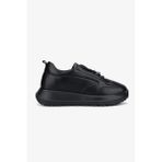 Valmenti Kadın Hakiki Deri Siyah Sneakers & Spor Ayakkabı 1107 522 BN AYK SK25-26 SIYAH