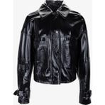 Valmenti Kadın Siyah Deri Mont 616 Z-4043 Bn Derımont SK25/26 Black Zeno Zıg - XL