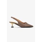 Valmenti Kadın Vizon Hakiki Deri Comfort Ayakkabı 611 H51005 BN AYK SK25-26 STONE LEATHER