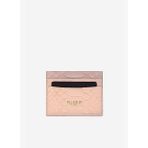 Valmenti Unisex Hakiki Deri Pembe Piton Kartlık