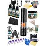 Valor Dragoart T2 Dövme Makinesi Seti – Led Ekran - Parmak Pedallı Dövme Seti