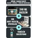 Valor Vazelin, Abeslang Spatula ve Temizlik Solüsyonu - Profesyonel Dövme Temizlik Seti