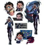Valorant Sticker Telefon Laptop Notebook Tablet Defter Matara Stiker Etiket ST487