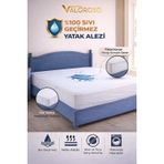Valoroso Tekstil Fitted Full Kenar Su Sıvı Geçirmez Yatak Koruyucu Alez – 100x200 / 120x200 / 160x200 / 180x200 cm / 200x200 cm (160x200)