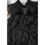 Valoroso Tekstil Ranforce Çift Kişilik Siyah Nevresim Takımı - 220 x 240 cm