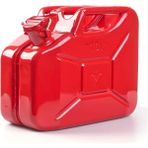 Valpro 10LT Metal Yakıt Bidonu Kırmızı - Dayanıklı ve Sızdırmaz Yapı ile Güvenli Taşıma