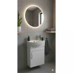 Valrise Banyo Ve Tuvalet Mini Köşe Lavobo 28X45 Cm (Banyo Dolabı Dahil)