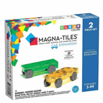 Valtech Magna-Tiles Arabalar 2 Parça Set Manyetik Lego