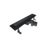 Valtemo Starline Base 40 Cm Duş Kanalı Yandan Çıkış (Siyah)