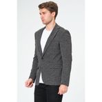 VALUE Antrasit Blazer, Klasik Slim Fit Erkek Ceket