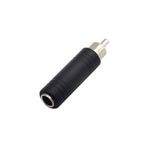 Valueline 6.35 mm Erkek RCA Kalın Siyah Ses Adaptörü