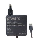 Valx LA-20125 5 V/9 V/12 V/15 V/20 V 3 A Type-C Notebook Adaptör