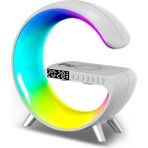 Valx Rgb Çalar Saatli Gece Lambası Fonksiyonlu Bt Destekli Çağrı Cevaplayabilen Hoparlör (G-500W) Beyaz