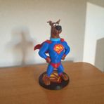 Valyria Store Scooby Doo Süper Kahraman Figürü 24 cm | 3D Baskı El Boyaması Dekoratif Koleksiyon Biblo - Kırmızı