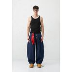Vamos Oversize Askılı Tişört Siyah