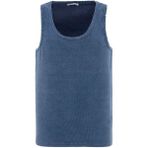 Vamos Yıkamalı Tank Top Kaşkorse Atlet İndigo - XL