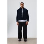 VAMOSCLO Boxy Fit Gabardin Ceket Lacivert