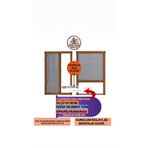Van Aks Meşe Yapı Akordeon Pileli Sürgülü Pencere Sinekliği (BOY=100&EN=40),(BOY=95&EN=40) ÖZEL ÖLÇÜ