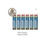 Van Aks Meşe Yapı Akrilik Mastik Vizon / Kum Beji ( Trompet Gri ) Renk 500 ml x 6 Adet ( Boyanabilir Silikon )