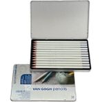 Van Gogh : Dereceli Eskiz Kalem Seti : 12 Renk (Metal Kutu)