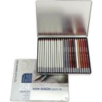 Van Gogh : Eskiz Kalem Seti : 24 Renk (Metal Kutu)