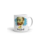 Van Gogh Otoportre Seramik ithal Porselen Seramik Baskılı Kupa Bardak