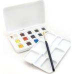 Van Gogh Suluboya 12+3 Set Plastik Kutu Renkli Boyalar 15 Parça Kırtasiye Ürünü