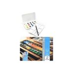 Van Gogh Talens Tablet Suluboya 12+3 Renk + 25x35 Cm. 300 Gr Defter Hediye - Çok Renkli - Lise