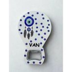 Van Temalı Nazar Baskılı Magnet Şişe Açacağı Buzdolabı Süsü (Kod:902)