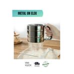 VAN VLECK Un Eleği – Paslanmaz Çelik İnce Elek, Hamur ve Pasta İçin Pratik Mutfak Eleği