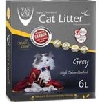 Vancat Aktif Karbonlu Gri Bentonit Topaklanan 6 lt Kedi Kumu