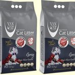 Vancat Aktif Karbonlu Süper Topaklanan Premium 2x10 lt Kedi Kumu