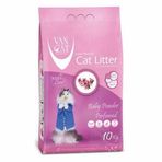 Vancat Baby Powder Parfümlü İnce Taneli 2x10 kg Kedi Kumu