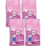 Vancat Baby Powder Parfümlü İnce Taneli 4x10 kg Kedi Kumu