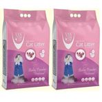 Vancat Bebek Pudra Kokulu Kalın Taneli 2x10 kg Kedi Kumu