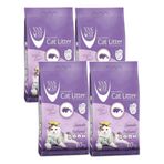 Vancat Lavanta Kokulu İnce Tane 4x10 kg Kedi Kumu
