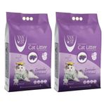 Vancat Lavanta Kokulu İnce Taneli 2x10 kg Kedi Kumu