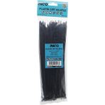 Vanch 100PCS SİYAH 3.6X250MM PLASTİK CIRT KELEPÇE (5264) - Gri