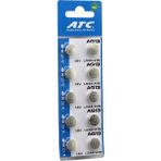 Vanch Atc Alkaline Button Battery AG13 LR-44/A76 Düğme Pil Alkalin 1.5V 10LU Kart (5264)