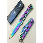 Vanckey Kamp Çakısı Cep Çakısı Gök Kuşağı 16.5 Cm