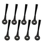 Vanclearidea Shark IQ Robot RV1001AE (R101AE) AV2501AE RV2502AE AV911S EZ R101(RV1001) RV1000 RV1012AE RV1001AE AV1010AE RV1000 AV2500 ile Uyumlu Yan Fırça 1S Elektrikli Süpürge Fırçası Yedek Parçalar-8Pack