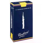 Vandoren Sr203 Traditional Soprano Saksafon Kamışı No: 3.0 (Profesyonel) - 10'Lu Kutu | Mavi Kutu, Tutarlı Malzeme Kalitesi Ve Kararlı Ses Üreti